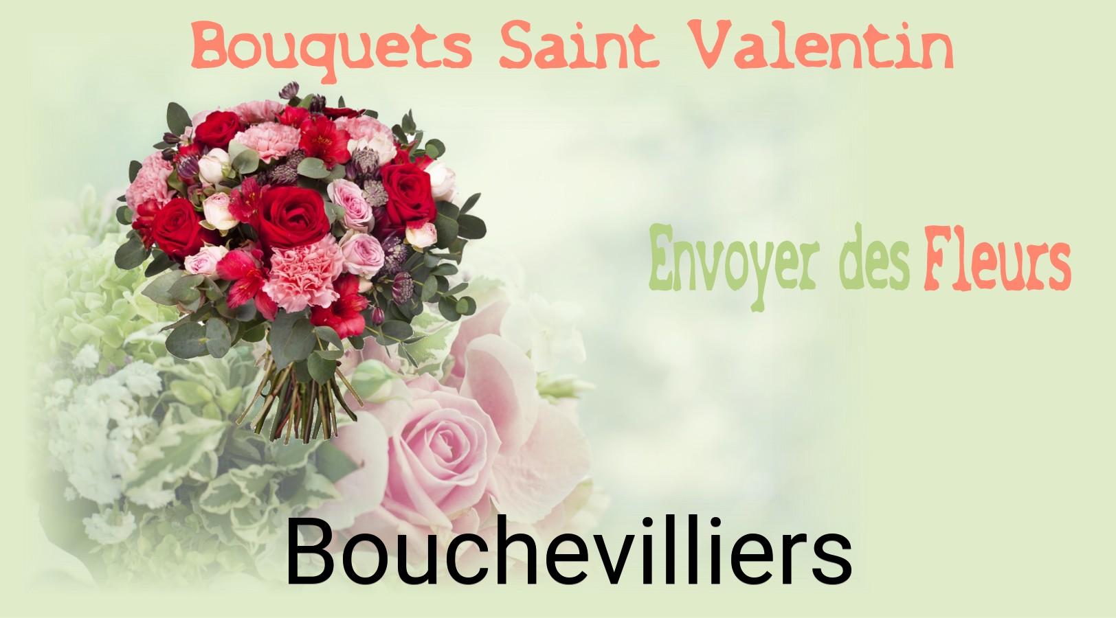 Roses de Saint-Valentin livrées à Bouchevilliers